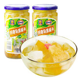 梅林（MALING）上海梅林糖水黄桃荔枝菠萝杂果罐头650g新鲜水果什锦沙拉食材 热带杂果650g*2瓶