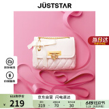 欧时纳（JUST STAR）包包女款2025年新款轻奢斜挎包百搭高级ck风小方包生日礼物女包