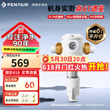 滨特尔（pentair）前置过滤器大通量家用全屋自来水管道40μm过滤器9吨/H大流量水驱涡轮+反冲洗刮洗净水器 【高性价比】6T/H大流量B140