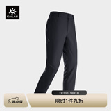 KAILAS凯乐石男款洛克PLUS软壳裤加绒保暖防静电耐磨弹力户外防风裤 KG2439338加长版 玄青黑 L