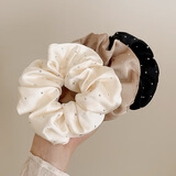 东义严选头绳女高弹力耐用大肠发圈韩系橡皮筋扎丸子头发无接缝发绳3条装