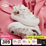 帕拉丁（PALLADIUM）【檀健次同款】扣子鞋运动休闲鞋情侣款低帮帆布鞋女鞋男鞋子 米白/白-初见白 36