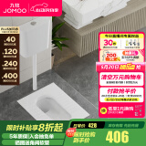 九牧（JOMOO）蹲便器 双档节水水箱抗污蹲便器 防臭劲冲自洁蹲便器套装 静音水箱蹲便套餐