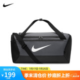 耐克NIKE男女通款斜挎包 BRSLA S DUFF 休闲包DM3976-068黑/灰 均码