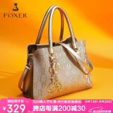 金狐狸（FOXER）女士包包女包大容量单肩斜挎包手提包大包托特包520情人节礼物