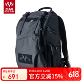 MAXGEAR 马盖先鹄鹰战术双肩背包男 多功能户外特种军迷彩登山徒步旅行 黑色