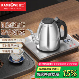 金灶（KAMJOVE）全自动上水电热水壶 智能手柄上水烧水壶 保温泡茶茶具 恒温电茶炉 F7银色版