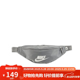 耐克（NIKE）男女腰包 单肩包斜挎包胸包休闲包DB0490-084 灰色
