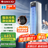 格力（GREE）家用空调扇冷风扇负离子净化静音落地冷风机水冷塔扇强力制冷小空调 KS-05X60Dg