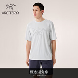 ARC'TERYX始祖鸟 CORMAC LOGO SS 透气 男子 速干短袖T恤 Atmos Heather/原子灰 M
