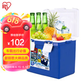 爱丽思（IRIS）车载冷暖箱CL-25 户外野餐冷暖两用保温箱 蓝色 约25升 送5个冰袋