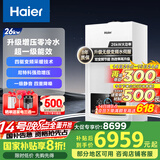 海尔（Haier）超一级能效低噪无级双变频水伺服零冷水平衡式燃气壁挂炉天然气锅炉省气 LL1PBD26-JN7PLUSNRPCU1