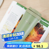 乐扣乐扣（LOCK&LOCK）遇见元气保温保冷咖啡杯带茶网男女车载水杯550mL绿色LHC3300KKI