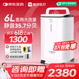 维德6L升医用制氧机家用老人吸氧机孕妇高原呼吸氧气机带雾化DH-Y065W