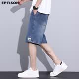 衣品天成2025夏季薄款牛仔短裤男美式潮流重磅水洗中裤男士舒适休闲五分裤