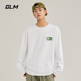 GLM纯棉长袖t恤男春秋款体恤内搭宽松大码男装男士打底衫上衣