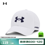 安德玛（UNDERARMOUR）Golf96男子高尔夫运动帽1361547 白色101 均码