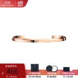 丹尼尔惠灵顿（DanielWellington）dw手镯 情侣款开口可调节经典简约时尚手环饰品 生日礼物送女友 玫瑰金【小号155mm】DW00400003
