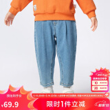 巴拉巴拉童装男童裤子简约日常儿童春装小童宝宝长裤潮208124108105