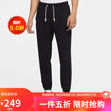 耐克（NIKE）男运动裤 春秋针织束脚休闲裤 舒适休闲 CK6366-010 黑 M