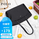 POLO单肩包女大容量14/15.6英寸笔记本电脑包斜挎托特包送女友