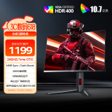 AOC 27英寸2K 240Hz超频260Hz FastIPS 1ms广色域 HDR400硬件低蓝光 FPS游戏电竞显示器 宙斯盾Q27G4Z