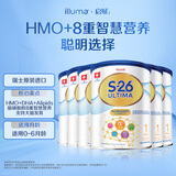 惠氏（Wyeth）港版铂臻 新生儿 婴幼儿配方奶粉 1段  0-6月 800g*6罐 箱装 HMO