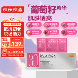 J.ZAO京东京造女士30+营养包*30袋 复合维生素铁叶酸DHA叶黄素蔓越莓