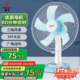 华生（Wahson）电风扇/台扇/落地扇/低音风扇/大风量家用定时电扇空调伴侣交流定频电风扇 FT-A1401 