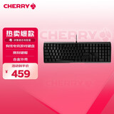 CHERRY樱桃 MX3.0S机械键盘 游戏键盘 电竞键盘 办公电脑键盘 侧刻键帽 合金外壳 樱桃无钢结构 黑色青轴