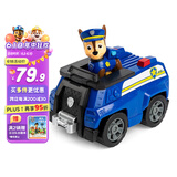 汪汪队立大功（PAW PATROL）狗狗巡逻队男孩女孩生日礼物玩具车大救援车系列-警车+阿奇