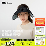 蕉下（beneunder）遮阳帽子防晒帽女防紫外线太阳帽贝壳空顶帽便携TS550黑