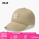 MLB帽子男女软顶棒球帽虞书欣明星同款运动鸭舌帽3ACP6601N-50SAP-F