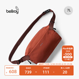 Bellroy澳洲Lite Sling 7L 轻行胸包户外骑行机能磁吸单肩斜挎包轻行包 陶红棕7L