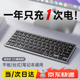 普罗技无线蓝牙键盘鼠标套装可充电超轻静音三模笔记本台式电脑商务超薄 【全系统兼容】支持多设备连接-单键盘-金属灰