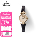 薇薇安·威斯特伍德（Vivienne Westwood）西太后手表女士小表盘石英腕表女生日礼物520送女友V090GDBK