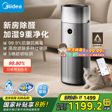美的（Midea）【九重净化】空气净化器加湿一体/除甲醛甲苯/除烟味异味过敏源/宠物吸猫毛消毒机森林家600pro