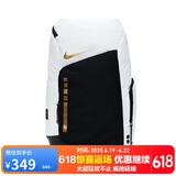 耐克NIKE双肩包中性背包电脑包HOOPS ELITE休闲包书包DX9786-100白大