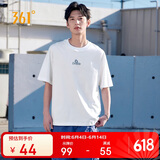 361°短袖男士t恤夏季纯棉新款运动跑步宽松休闲潮流上衣服652519106-7