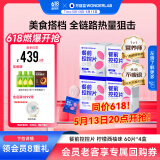 万益蓝WonderLab白芸豆餐前控控片 膳食纤维阻糖碳油减餐肥肚子60片*4盒