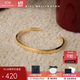 丹尼尔惠灵顿（DanielWellington）dw手镯男女 经典开口情侣手镯时尚饰品 生日礼物送女友 流光金小号 DW00400075