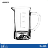 乐唯诗（NERVISHI）白酒杯分酒器套装家用小酒杯一口玻璃商用二两2量带刻度100ml酒盅 观山分酒器【1只装】带刻度100ml