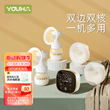 优合YOUHA双边电动吸奶器无痛轻音仿生大吸力吸乳全自动集奶母乳按摩 S1-PPSU奶瓶+2只接奶碗+一机多用