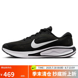 NIKE跑步鞋男子缓震透气JOURNEY运动鞋FN0228-001黑白42