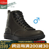 DANNER丹纳Logger917GTX男款工装靴真皮手工防水徒步中帮登山鞋 碳灰【GTX】-34658-D版 40 【D版大半码或者一码拍】
