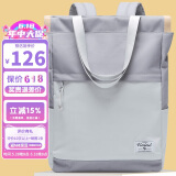 第九城（V.NINE）背包男孩女士情侣款双肩14/15.6英寸电脑背包大学生中学生书包户外登山出游包运动背包旅行包  瓷灰色