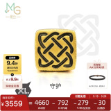 周生生520礼物 黄金转运珠守护XL情侣不含手链绳86523C定价