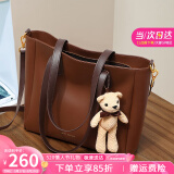 viney牛皮包包女包大容量托特包轻奢斜挎单肩生日520送女朋友礼物老婆