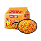 白象 方便面 大辣娇火鸡面拌面115g*5咸蛋黄火鸡面五连包泡面