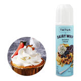 大拓动物喷射稀奶油400g罐装免打发淡奶油咖啡奶茶雪顶烘焙裱花原料 大拓原味喷射奶油 400g*1瓶